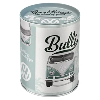 Afbeelding van Nostalgic Art spaarblik Volkswagen T1 Bus Good things are ahead of you