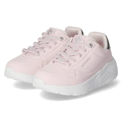Afbeelding van Skechers Uno Lite meisjes sneakers roze Maat 36 Extra comfort Memory Foam