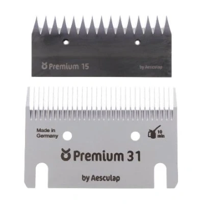 Afbeelding van Kerbl Scheermessen Set Premium Paard/Rund 31/15 Tanden