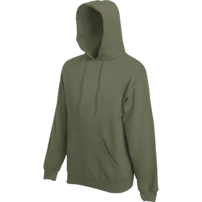 Afbeelding van Fruit of the Loom Herren Kleding Sweatshirts en Hoodies Capuchontruien Groen L