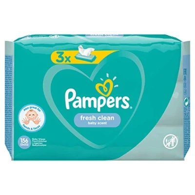 Afbeelding van Pampers Fresh Clean 81688041 babydoekje 156 stuk(s)