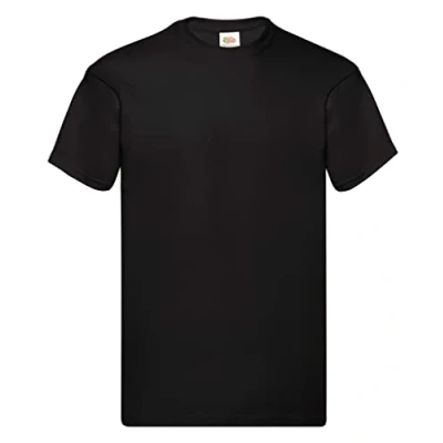 Afbeelding van T shirt met korte mouwen Fruit Of The Loom Screen Stars Original voor heren,Zwart, S