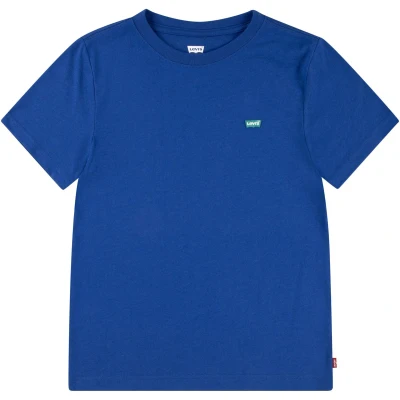 Afbeelding van Levi&#039;s Batwing Chest HIT Unisex Tshirt basic voor kinderen, Maat: 116, True blue