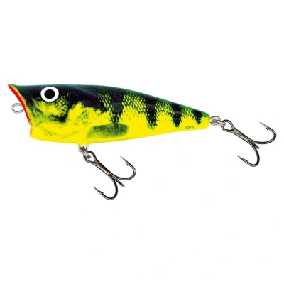 Afbeelding van Salmo Pop Floating Oppervlakte Kunstaas Yellow Perch 6cm Popper