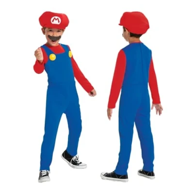 Afbeelding van Kostuums voor Kinderen Nintendo Super Mario Maat 7 8 jaar