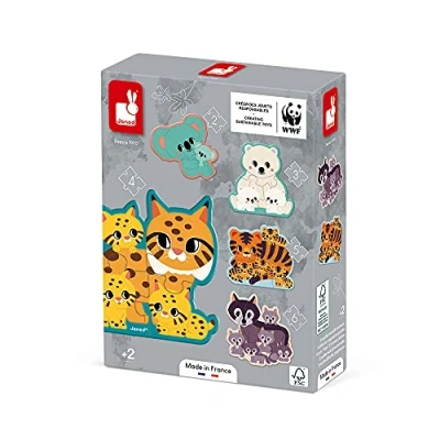 Image de 5 Puzzles evolutifs animaux