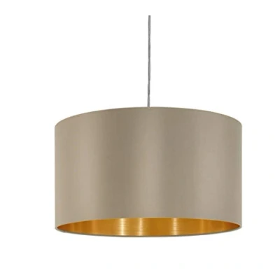 Afbeelding van Eglo Hanglamp Maserlo Taupe &amp; Goud