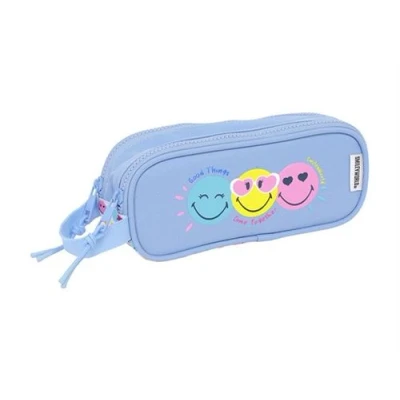Image de SAFTA Trousse double, recycled Smiley World &quot;Joyful&quot;