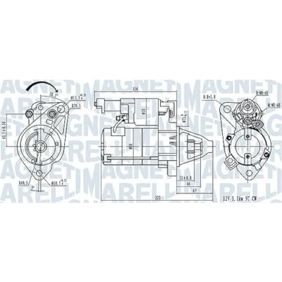 Afbeelding van Magneti Marelli Starter 063721458010