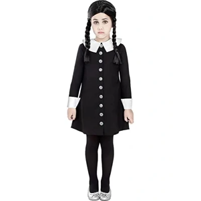 Afbeelding van FUNIDELIA Woensdag Addams Kostuum voor meisjes the Family Maat: 122 134 cm