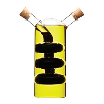 Afbeelding van KitchenCraft 2 in 1 Olie en Azijnflesje, 0.1 0.3 L, Glas Kitch