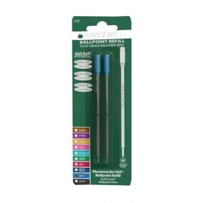 Afbeelding van Monteverde Soft Balpenvulling (Cross) Medium Blue 2 Pc