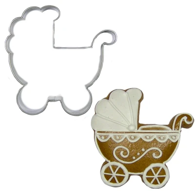Afbeelding van BrandNewCake Uitsteker Kinderwagen RVS 6cm