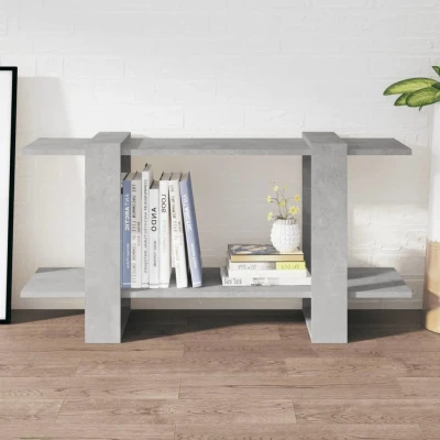 Afbeelding van Boekenkast 100x30x51 cm bewerkt hout betongrijs
