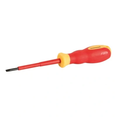 Afbeelding van Silverline VDE soft grip elektriciens schroevendraaier 0,5 x 3 75 mm