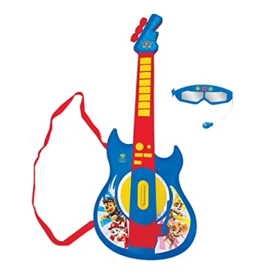 Image de Guitare Electronique Lumineuse Lexibook 59 cm Lunettes et Micro Pat’Patrouille