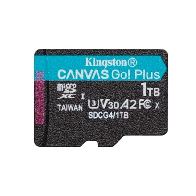 Afbeelding van Kingston Canvas Go! Plus Flashgeheugenkaart 1 TB A2 / Video Class V30 UHS I U3 Class10 microSDXC