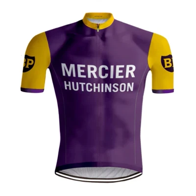 Afbeelding van Retro Wielershirt Mercier Hutchinson REDTED