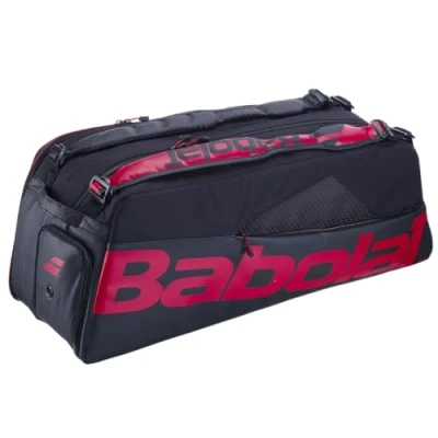 Afbeelding van Babolat Cross Pro badminton racketbag zwart / rood