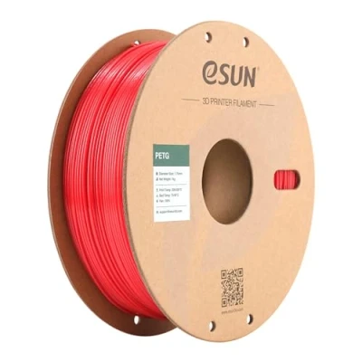 Afbeelding van eSUN PLA+ filament 1,75 mm, 3D printer, PLA Plus, precisie, afmetingen +/ 0,05 1 kg, spoel (2,2 lBS) printerfilament voor printers, rood