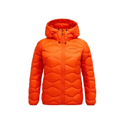 Afbeelding van Peak Performance Helium HOOD Gewatteerde jas, Dames, Maat: Small, Orangerot
