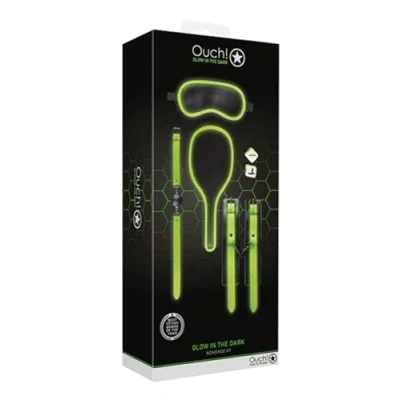 Afbeelding van Shots Ouch! Bondage Kit #1 neon green/black