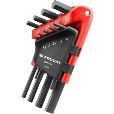 Image de FACOM 82H.JP9A jeu de clés hexagonales 1.5 10mm dans support 9 pièces