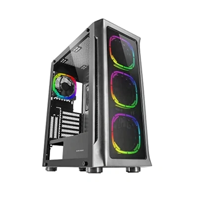 Afbeelding van ATX Semi toren doos Mars Gaming MCNEO Zwart