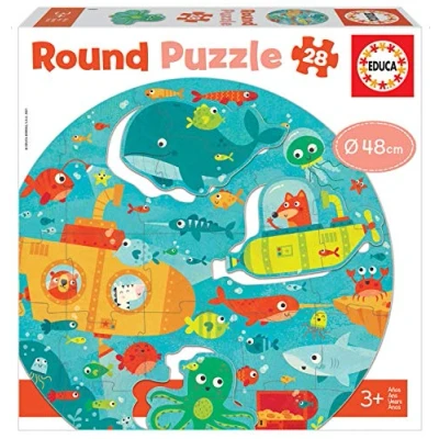 Afbeelding van Educa Onder water Vorm puzzel 28 stukjes