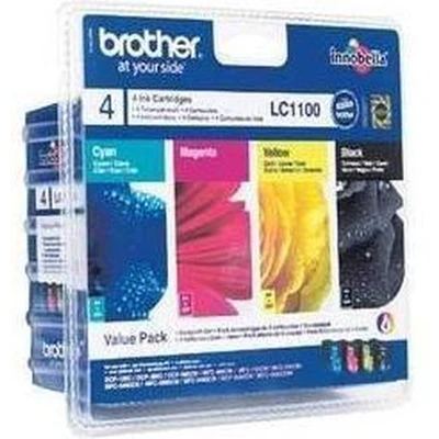 Afbeelding van Brother LC1100VALBPRF Inktcartridge / Zwart Cyaan Magenta Geel