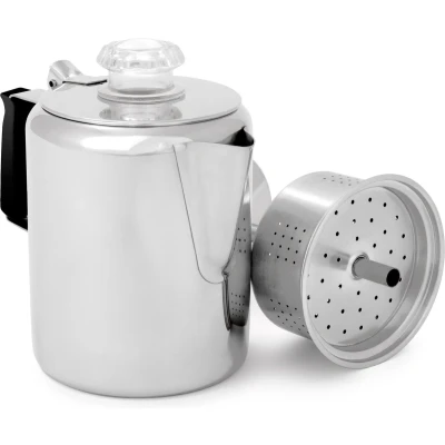Afbeelding van GSI Outdoors Glacier Stainless Percolator 3 Kops Zilver Keukenapparaten