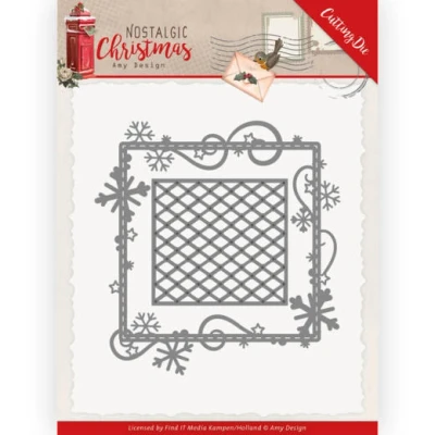 Afbeelding van Snowflake Frame Nostalgic Christmas Cutting Dies by Amy Design