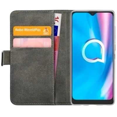 Afbeelding van Mobilize PU leer Book Case Zwart Alcatel 1Se (2020)