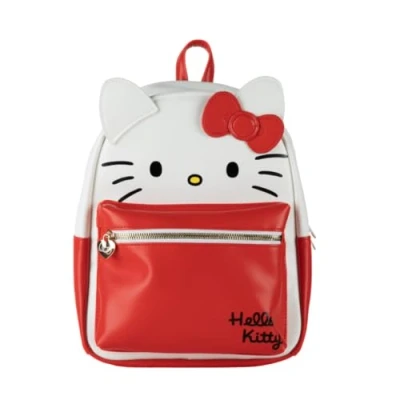 Afbeelding van Cerdà Hello Kitty Sac à dos Simili cuir Blanc et rouge