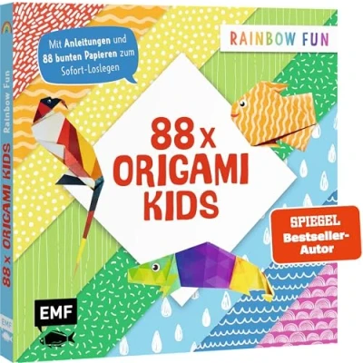Afbeelding van 88 x Origami Kids Rainbow Fun