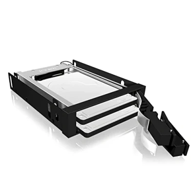 Afbeelding van ICY BOX IB 2227StS 8,89 cm (3.5&#039;&#039;) Carrier panel Zwart