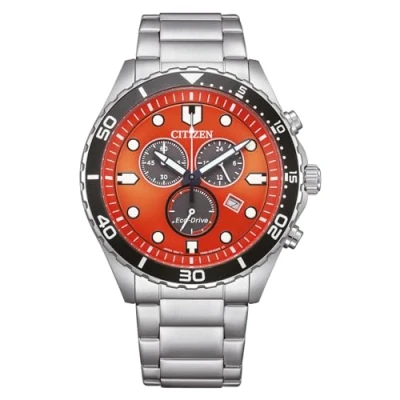 Afbeelding van Citizen OF Sporty Aqua AT2560 84X Horloge Staal Zilverkleurig Ø 43 mm