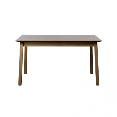 Afbeelding van Oskar uitschuifbare eettafel 95x140 200 cm bruin