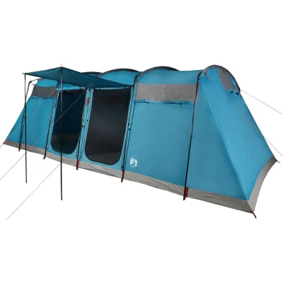 Afbeelding van Tunneltent 10 persoons waterdicht blauw
