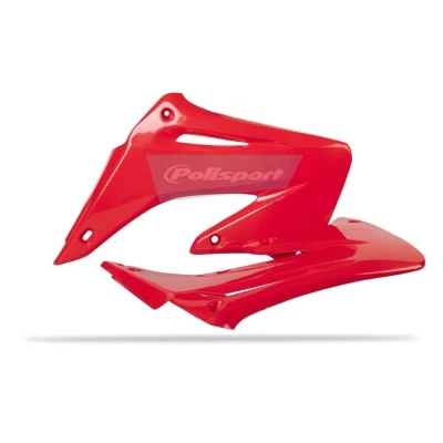 Afbeelding van Polisport Radiateurkappen Honda CR125 CR250 2002 2007 Rood