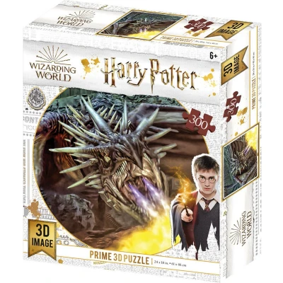 Afbeelding van Harry Potter Hongaarse Hoornstaart Puzzel 300 stk 61x46 cm met 3D lenticulair effect