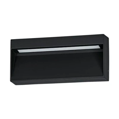 Afbeelding van EGLO Maruggio Wandlamp Buitenverlichting LED 20 cm IP65 Zwart aluminium 3000K &lt; &gt; 6500K