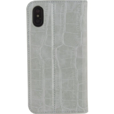 Afbeelding van Mobilize Premium Gelly Book Case Apple iPhone X/Xs Alligator Mystic Blue