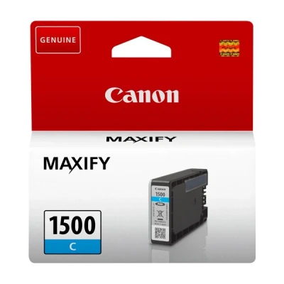 Image de Canon PGI 1500C 4.5ml Cyan cartouche d&#039;encre Cartouches (Canon, Cyan, MAXIFY MB2155 MB2750 MB2050 MB2150 MB2755 MB2350, 4,5 ml)