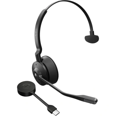 Image de Jabra Engage 55 SE Mono Micro casque sur oreille DECT sans fil USB C via adaptateur Certifié pour Microsoft Teams