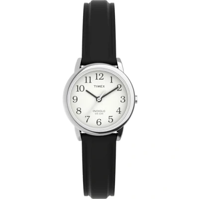 Afbeelding van Timex Analoog dameshorloge, leer, Zilver/zwart, armband, armband