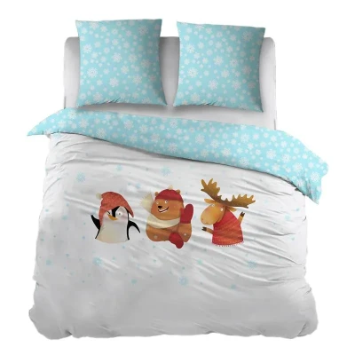 Afbeelding van Snoozing Doly Flanel Dekbedovertrek Tweepersoons 200x200/220 cm Multi