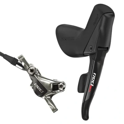Afbeelding van Remgreep versteller rechts red 22 schijfrem flat mount 1800mm ZWART