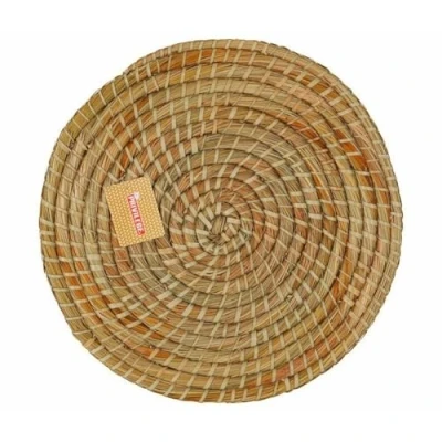 Afbeelding van Placemat Privilege Korne Bruin vlechtwerk Ø 35 cm (16 Stuks)