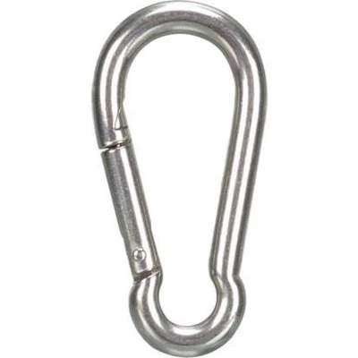 Afbeelding van RVS karabijnhaak Ø 8 x 80 mm